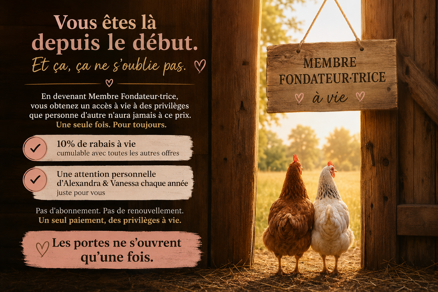 🥚 Fondateur·trice — Accès à Vie