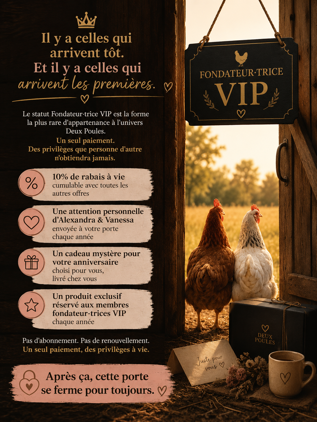 👑 Fondateur·trice VIP — Accès à Vie