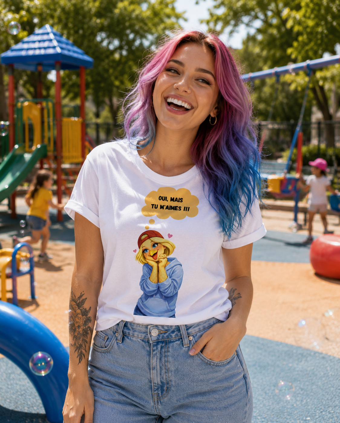 T-Shirt- Oui mais... Tu m'aimes