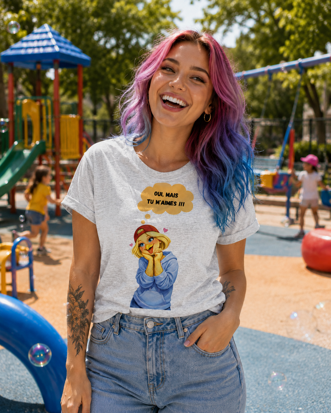 T-Shirt- Oui mais... Tu m'aimes